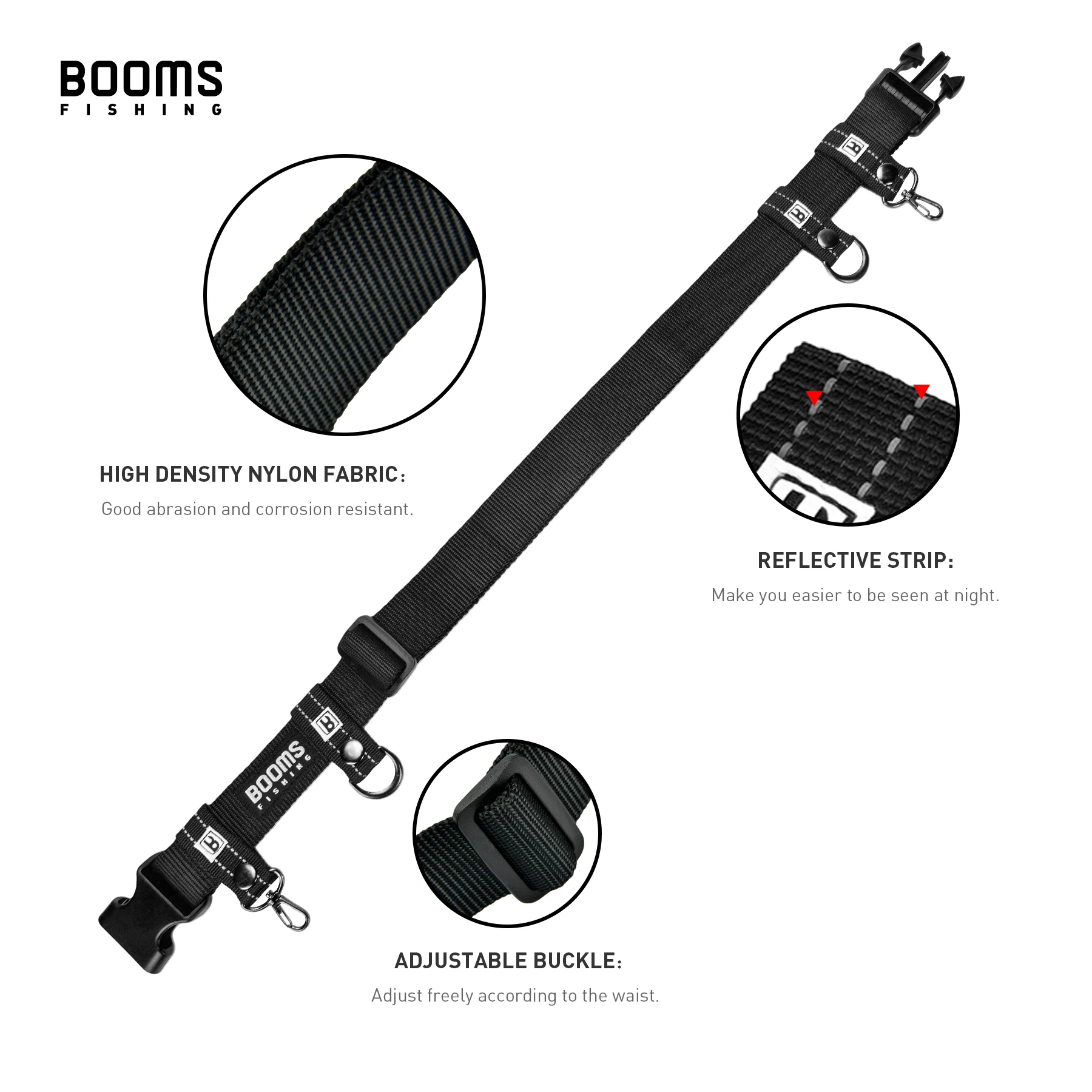 Booms Fishing базовый рыболовный пояс легкое рыболовное снаряжение|Рыболовные снасти|