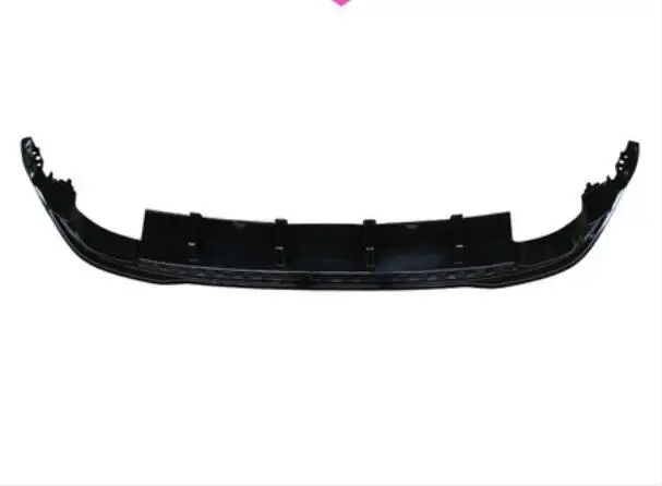 Matte black A 4 выхода ABS краска для заднего бампера для губ разветвитель Диффузор Крышка для губ для Фольксваген Гольф 7,5 - Цвет: Matte black A