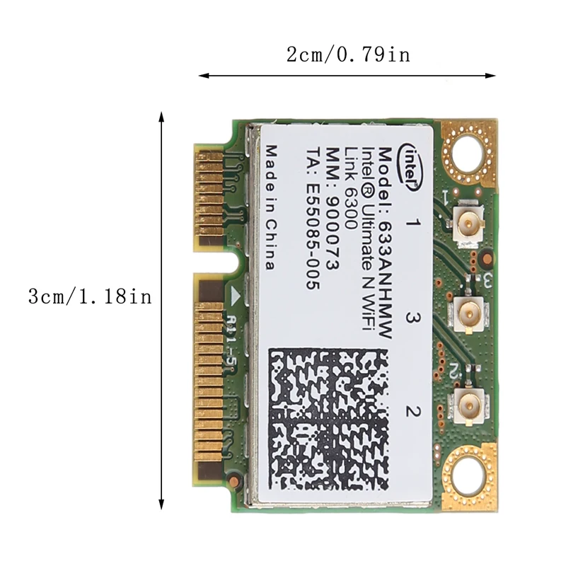 Двухдиапазонная 450 м 633ANHMW PCI-E беспроводная карта для Intel Ultimate-N WiFi Link 6300 E5BA