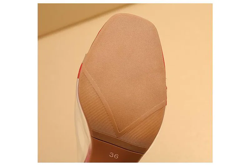 Crystal Transparent Women Slippers Peep Toe High-Heeled Slides Thin Small Heel Clear Shoes Woman Sexy Pointed Toe Summer Sandals (13)