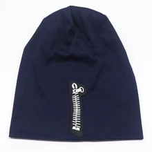 Женские Мешковатые шапки-Боб на молнии осенние однотонные мягкие хлопковые женские креативные шапки Skullies& Beanies с аппликацией