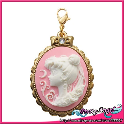 Оригинальная подвеска с камеей Bandai Sailor Moon 20 летняя талисман Pandent Bishoujo Senshi Serenity