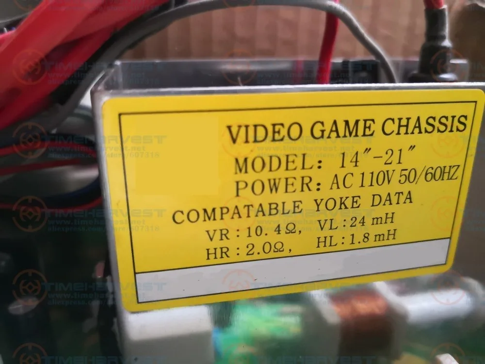SC 21 дюймов CGA CRT монитор аркадное шасси аркадная Часть Аксессуары для аркадной игровой машины/Монетный операторский шкаф/аттракцион mchine