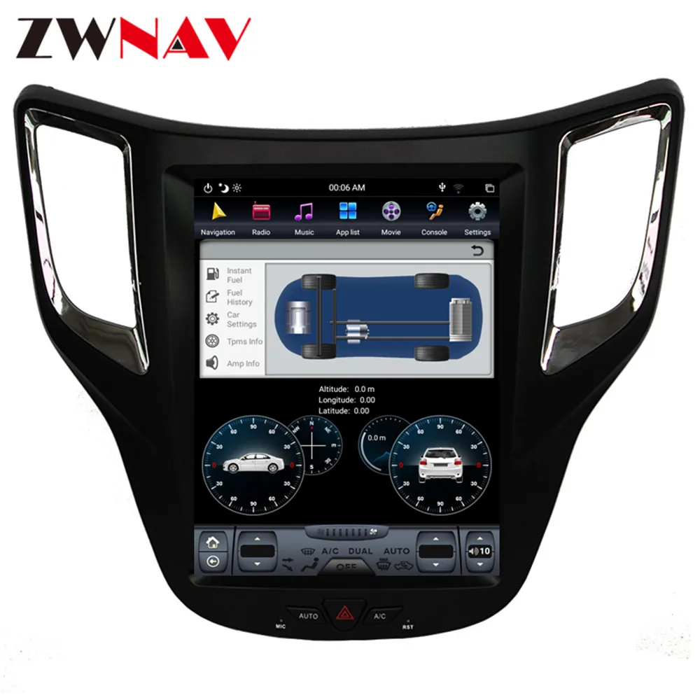Clearance Tesla style Android 9.0 Car GPS Navigation car No DVD Player For Changan CS35 Auto Stereo radio Player tape recorder head unit 3
