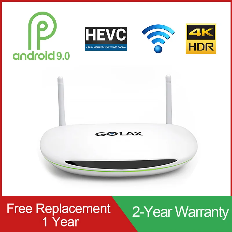ТВ-приставка GOLAX M1 четырехъядерный процессор Amlogic S905W Android 9 0 1 ГБ 8 4K H.265 2 4 ГГц Wi-Fi Smart