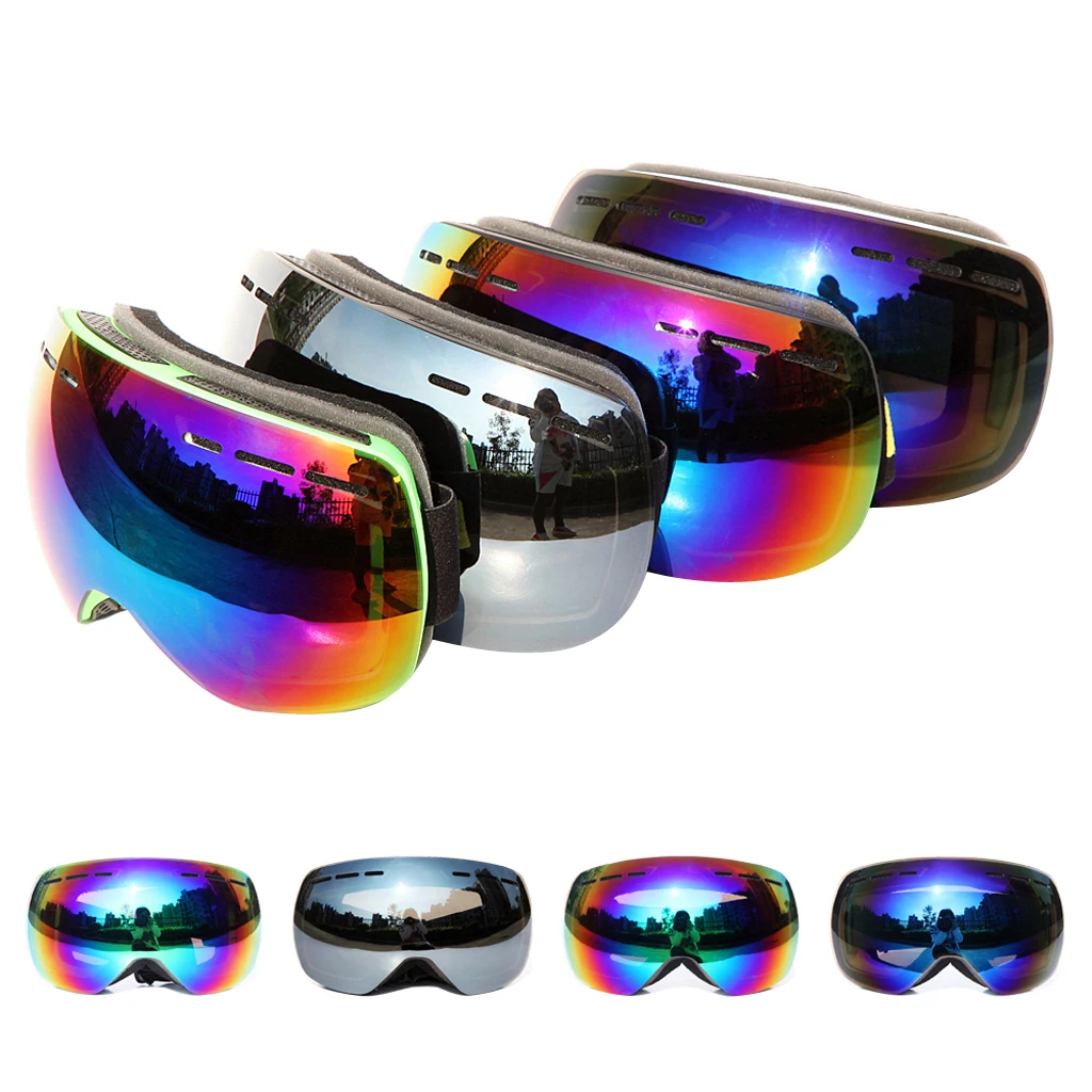 

Ski Goggles Anti-fog Ski Mask Glasses UV Protection Skiing Eyewear Winter Windproof Skiing Glasses Goggles Outdoor Sports