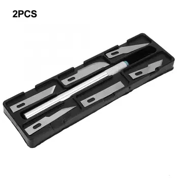 

2 Sets Wax Carving Knife Blade Sculpture Blade Wax Pottery Clay Sculpting Carving Modeling Tool Set DIY Jewelry Making Kit New