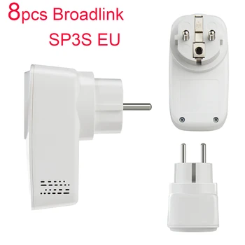 

8pcs Broadlink SP3S EU/Contros Smart Wireless WiFi Socket Power Supply Plug 16A 3500w