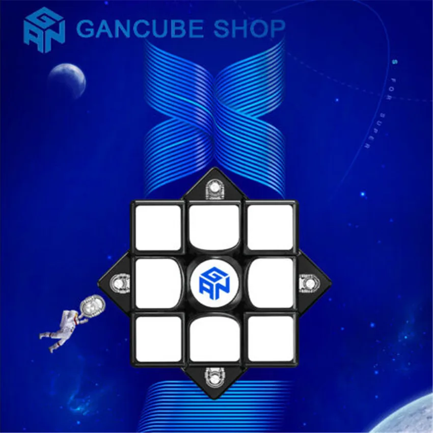Ган 356 X S магнитный gan356x S Magic Скорость Профессиональный Кубик Рубика от 3x3, Cubo Magico обмен магниты головоломки черный Stickerless