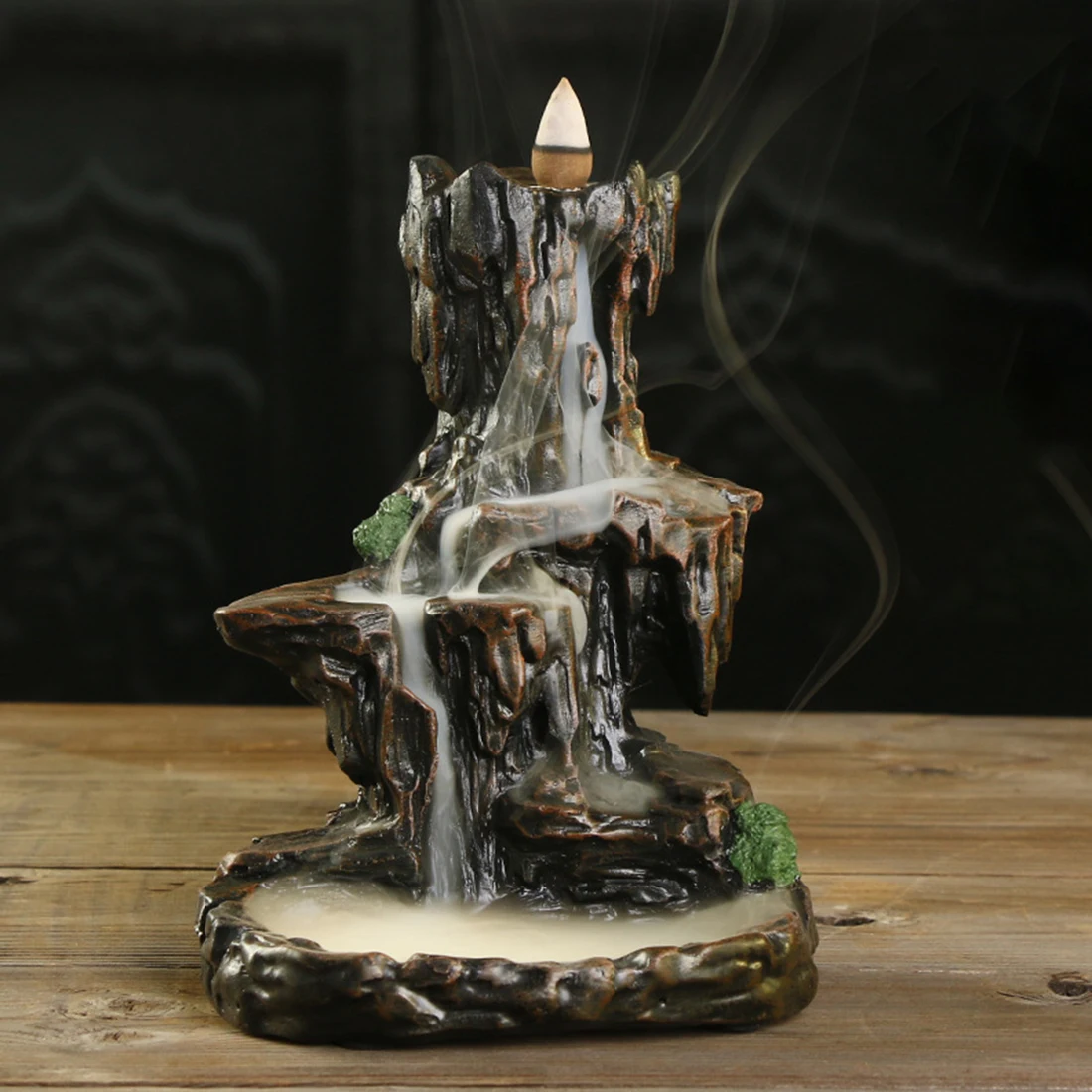 Creative High Mountain Water Backflow Incense Burners For Home Decor Decoration Accessories Living Room 2020 Gifts | Дом и сад
