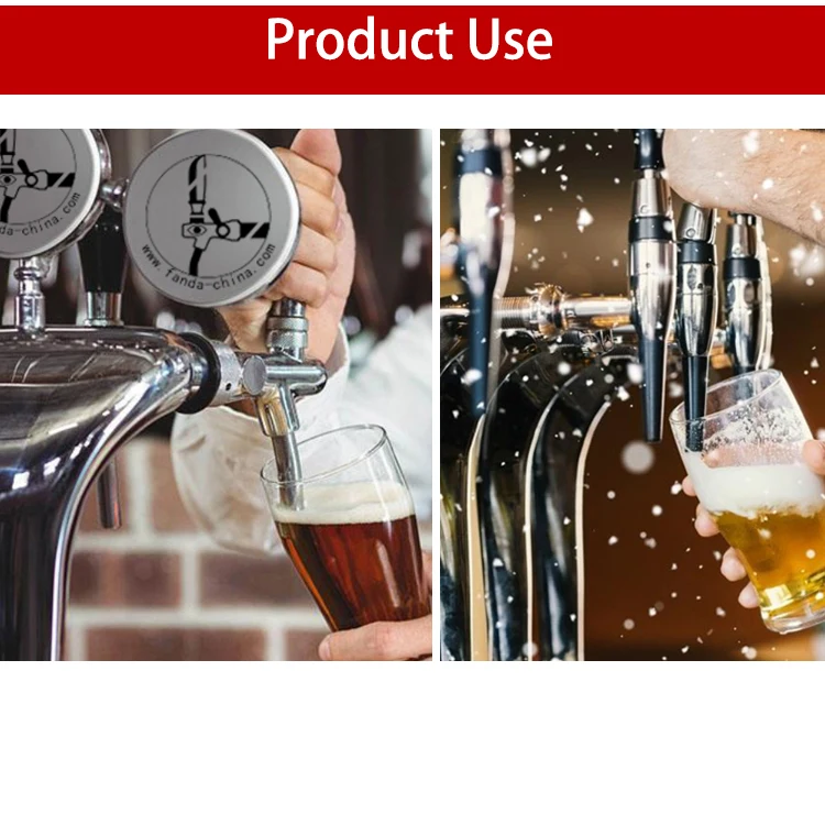 Snake Beer Distribution Equipment Bar Beer column High-end Stainless Steel Circulating Pipe Single-hole Serpentine Beer Tower