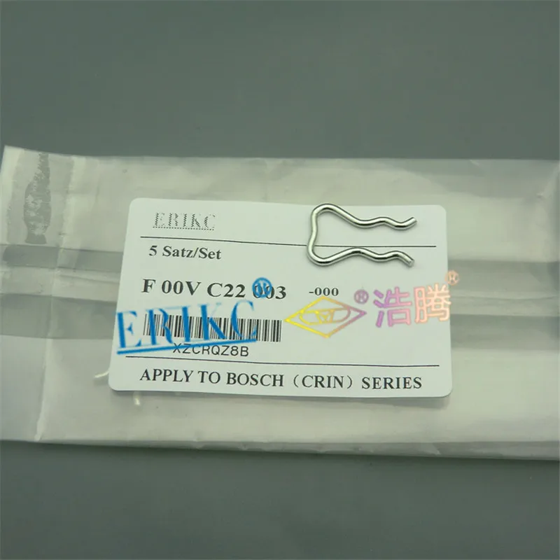 ERIKC 10 шт. F00VC22003 автоматический дизельный насос части Common Rail Инжектор клип F 00 в C22 003 высококачественные пристяжные для электромагнитного клапана