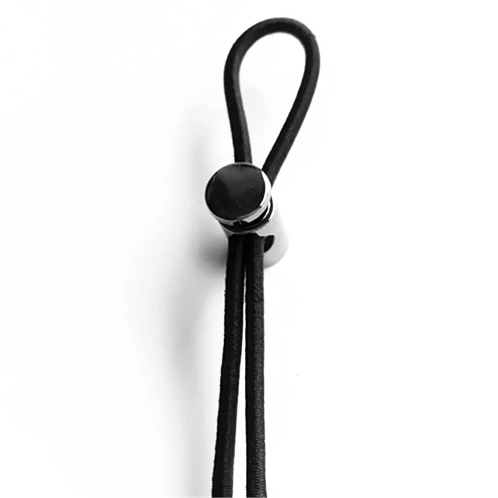 6x Gray Alloy Toggle Spring Clasp Stop Single Hole Barrel String Cord Locks