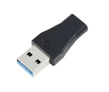 

2019 High Speed USB 3.1 Type C Female to USB 3.0 Male Port Adapter USB-C to USB3.0 Type-A Connector Converter / Black Color