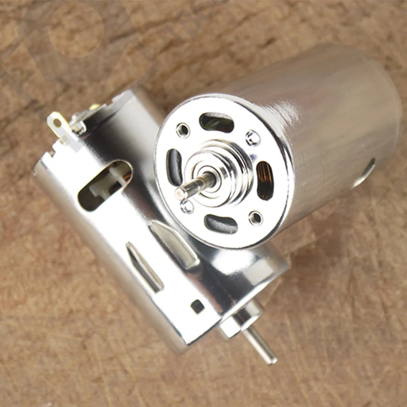 12V 24V Электрический микро высокоскоростной мотор постоянного тока 50W 6000/12000/24000 об/мин двойной шарикоподшипник встроенный вентилятор охлаждения для электрического Dril