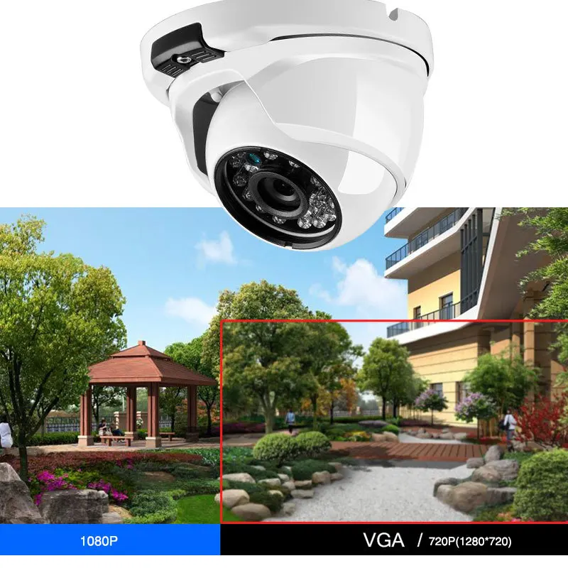 4CH 1080P AHD DVR комплект камер видеонаблюдения 4 шт. 1080P камера безопасности IP66 наружная система видеонаблюдения Обнаружение движения