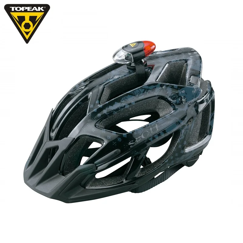 Topeak HEADLUX свет для велосипедного шлема дорожный велосипедный Подседельный штырь задний светильник Белый Красный вспышка велосипедный шлем лампа MTB Безопасный светодиодный задний светильник