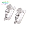 Juya 10pcs/lot Wholesale Gold/Silver Color Earring Hooks Accessories For Needlework Dangle Earring Jewelry Making Supplies ► Photo 2/6