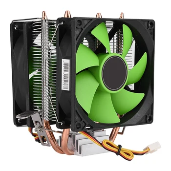 

90mm Quiet Dual Sided Fan CPU Cooler Heatsink 3Pin Connector 12V For Intel AMD AM2/AM3 ​​LGA775/1156/1155