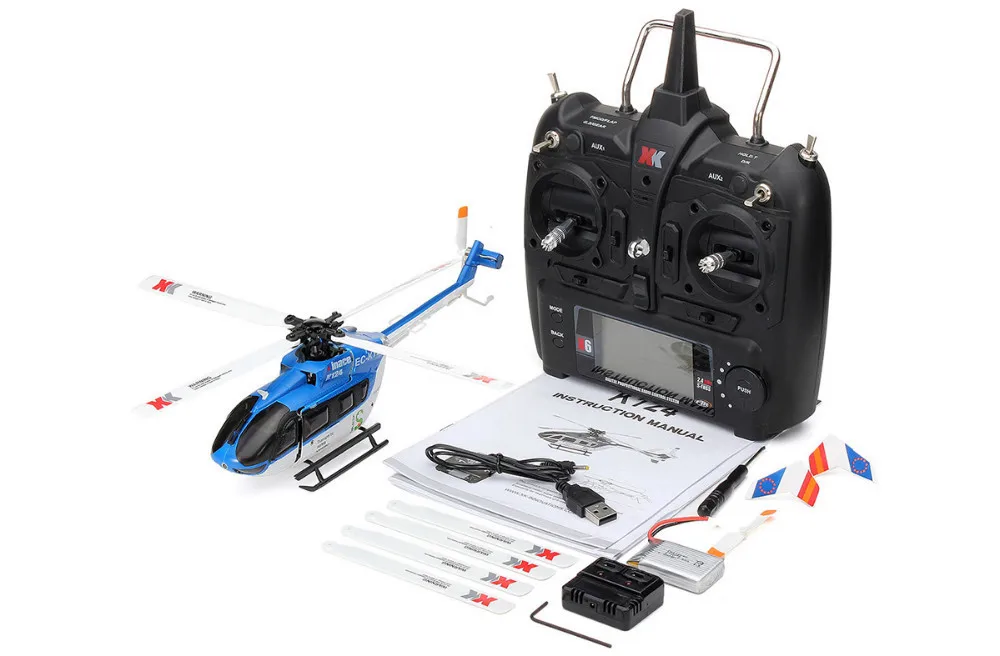 XK K124 EC145 6CH бесщеточный двигатель 3D 6G система RC вертолет совместим с FUTABA S-FHSS RTF VS Wltoys V977