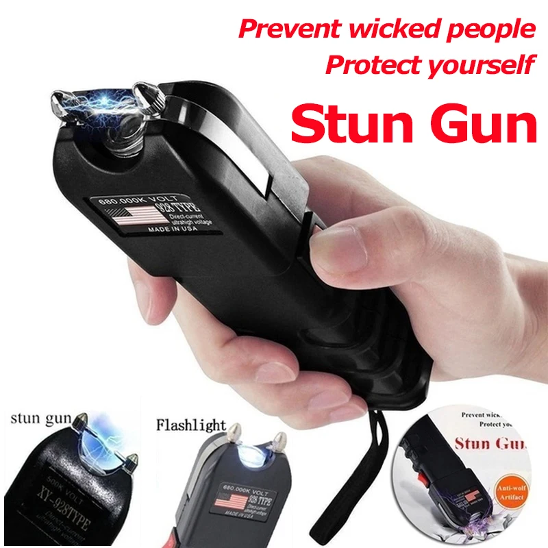 

Electric Shock Self Denfense Flashlight Rechargeable 928 Flashlights Electric Shocker Safety Multifunction Flashlight Adult Only