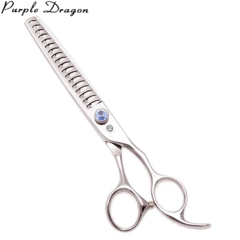 

Dog Grooming Scissors 7.0" Stainless Cat Thinning Shears Fish Bone Tooth Pet Scissors Grooming Comb Pet Nail Clipper Shiny Z4004