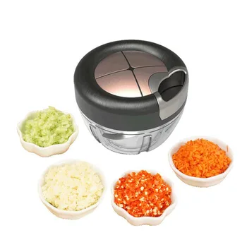 

1Pc Manual 3 Knives Multi-function Shredders Meat Grinders Broken Garlic Kitchen Tool Kitchen Supplies Broken Vegetable Artifact