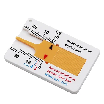 

TIOODRE 0-20mm Car Tyre Tread Depth Meter Gauge Caliper Motorcycle Tire Tread Depth Measure Tool Depth Meter Trailer Accurate