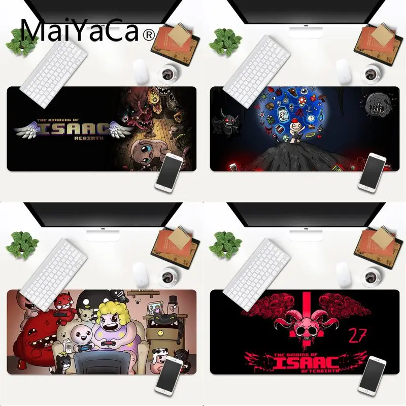 

MaiYaCa 2020 New The Binding of Isaac Comfort Mouse Mat Gaming Mousepad Gaming Mouse Mat xl xxl 800x300mm for world of warcraft