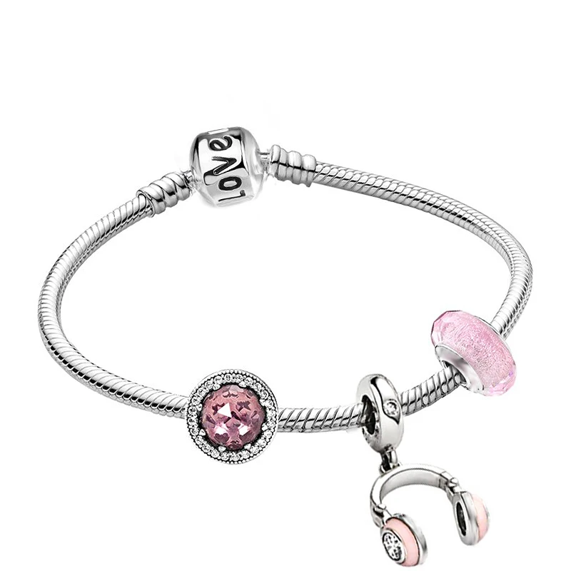 Love You Forever Beads Charm Bracelet 5