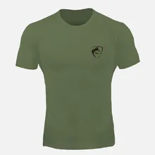 Новая брендовая одежда, облегающая хлопковая футболка, Мужская футболка для фитнеса, Мужская футболка с логотипом волка, Мужская футболка для фитнеса, летние футболки, топы