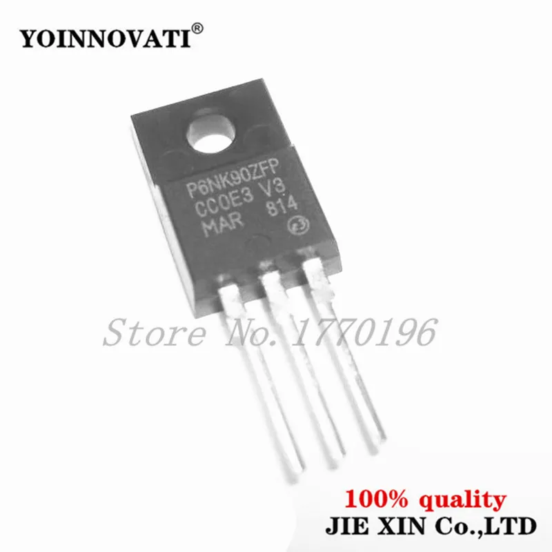 50 шт. STP6NK90ZFP STP6NK90Z STP6NK90 P6NK90ZFP TO-220F | Электронные компоненты и принадлежности