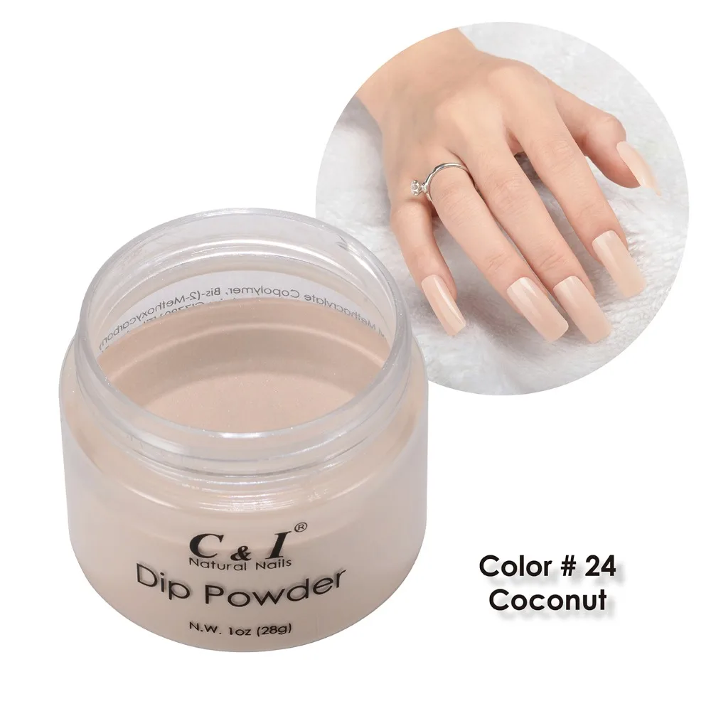 C&I Dip Powder Color # 24 Coconut 1