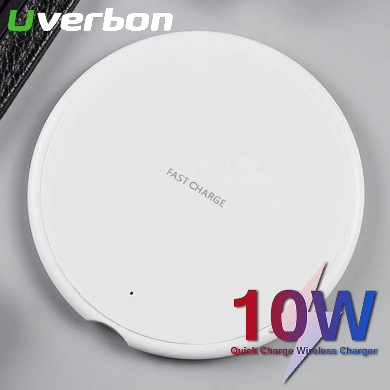 10 Вт QI Быстрая зарядка Беспроводная зарядка Индукционное USB зарядное устройство для iPhone 11 Pro 8 Plus/X XS XR для samsung Galaxy S8 Note10 8