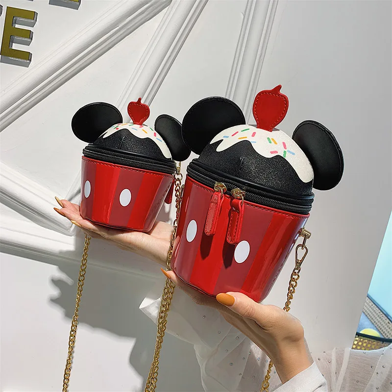 Сумка мессенджер Disney lady сумка через плечо Minnie Женская мультяшная мобильный