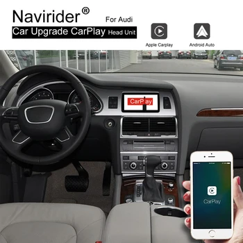 

Car Upgrade Audio Video System Airplay Wireless Carplay Andriod Auto For AUDI Q7 2016-2019 Vioce Control HDMI Interface Black