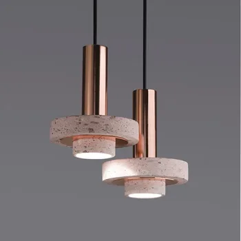 

modern lampen industrieel luminaria pendente wood LED pendant lights restaurant hanging lamp