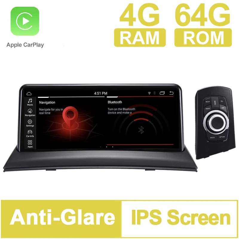 Idrive 10 25 &quotAndroid 9 0 система автомобиля GPS навигация медиа стерео радио для BMW X3 E83