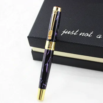 

High Quality Luxury gold clip Dragon Ballpoint Pen Metal Luxury Pens Caneta Gift Box Set Signature Office Supplies