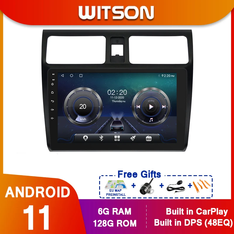 Мультимедийный плеер WITSON 2 Din для Suzuki Swift 10 1 2005 2006 2007 2008 2009 2010 2011 2012 | Автомобили и