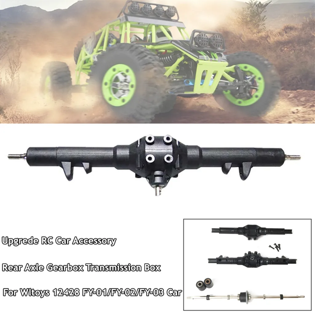 

Metal Rear Axle Gearbox Transmission Box For Wltoys 12428-ABC/FY-01 02 03 Car High Quality RC Car Parts RC Car Accessories