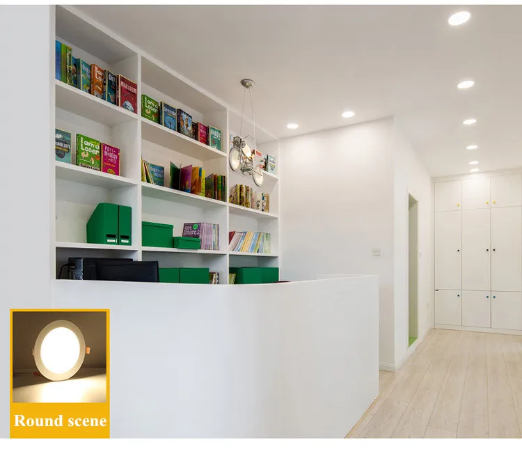 1pcs Dimmable LED Panel Light 3W 6W 9W 12W  15W 18W 25W Recessed Ceiling LED Downlight Indoor Spot Light AC110V 220V Driver Incl