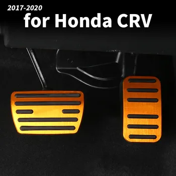 

Aluminum Alloy Car Styling Accelerator Gas Pedal Brake Pedal Cover Non Slip Pad AT For Honda CRV CR-V 2017 2018 2020 Accessories