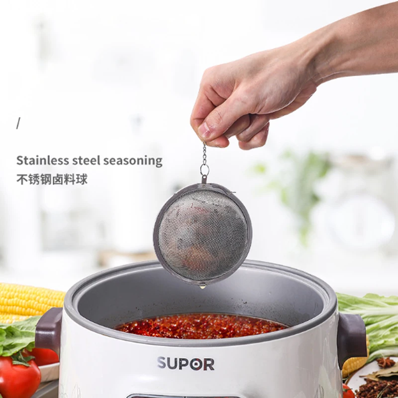 5 Размеры Нержавеющая сталь Чай Infuser Сфера Блокировка специй мяч сетчатый фильтр