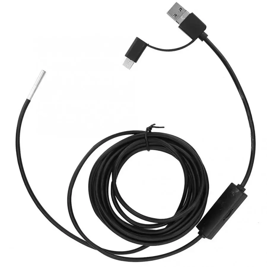 3 в 1 для type-C USB мобильного телефона 3,9 мм объектив высокой четкости Водонепроницаемый эндоскоп