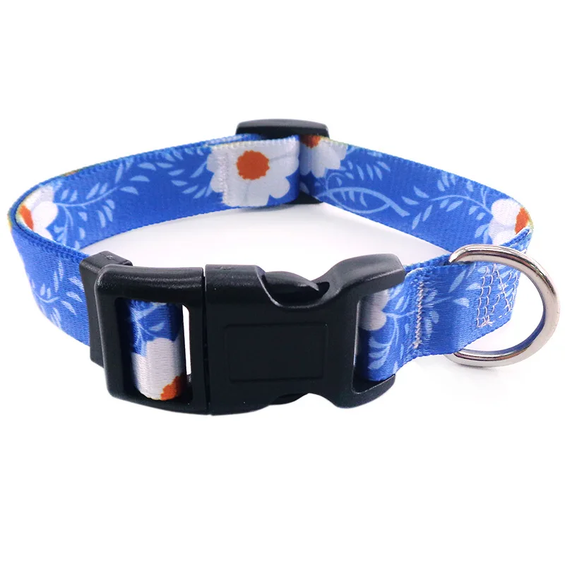 High Quality 10 Styles Bohemian Printing Dog Collars S-L Fashion Durable Dogs Collar Exquisite Boho Pets Supplies Accessories 