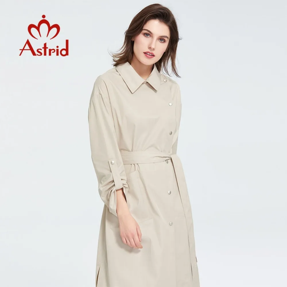 Astrid 2022 Spring new arrival Casual trench coat women oversize
