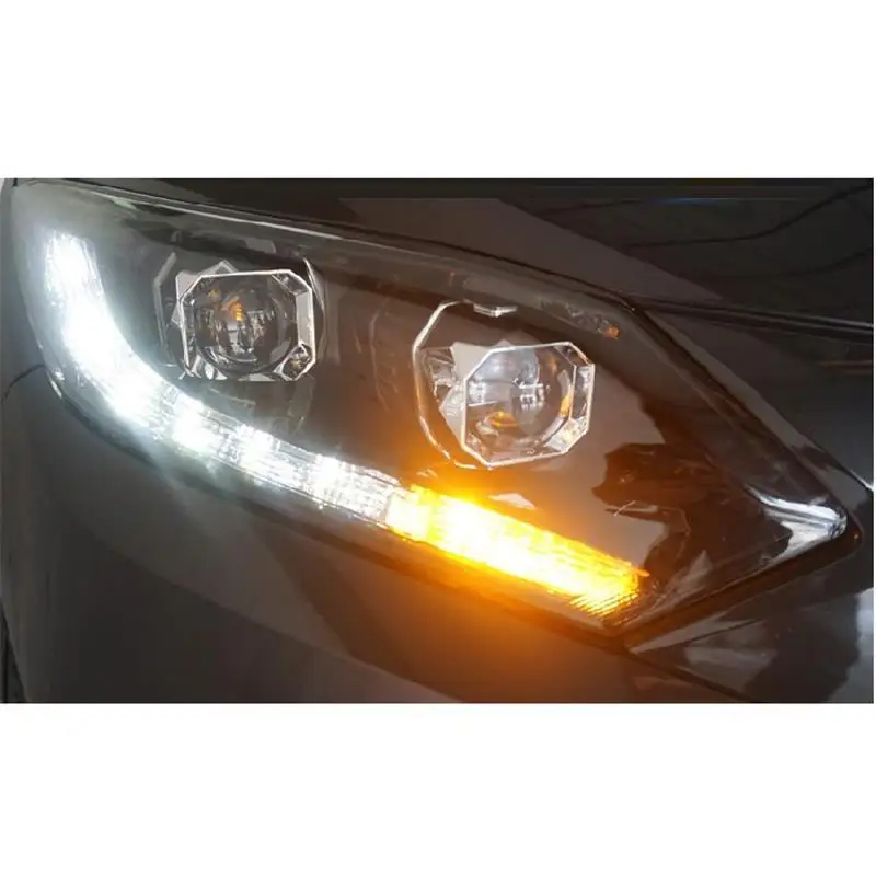 Стайлинг Assessoires Cob Neblineros Para запчасти Drl дневные Авто ходовые светодиодные фары автомобильные фары в сборе 15 16 для Honda Vezel