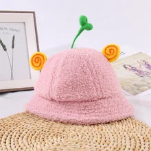 Детская шапка в рыбацком стиле; сезон осень-зима; шапка из овечьей шерсти в Корейском стиле для девочек; Милая шапка в виде курицы; шапка-ведро с рисунком для мальчиков; шапка для родителей и детей