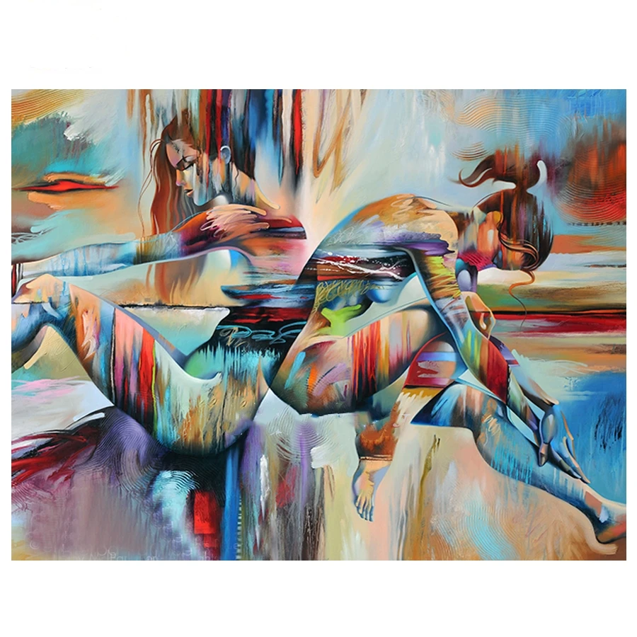 Full Square 5D large DIY Diamond Painting girl gay sticker Embroidery Cross Stitch Mosaic Home Decor Gift_副本